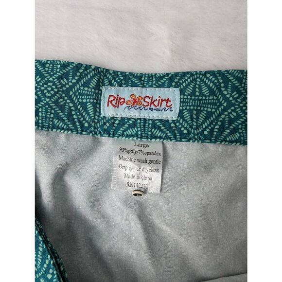 RipSkirt Hawaii Wrap Quick Dry Travel Skirt Size L Large Green Adjustable‎ skirt - Picture 3 of 8
